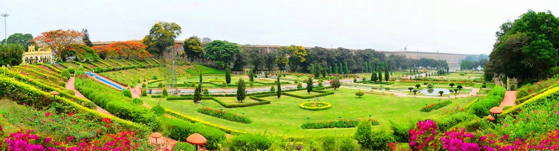 karnataka destination Brindavan Gardens